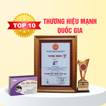 Kim Thần Khang vinh dự nhận giải thưởng “Top 10 Thương hiệu mạnh Quốc gia năm 2024”